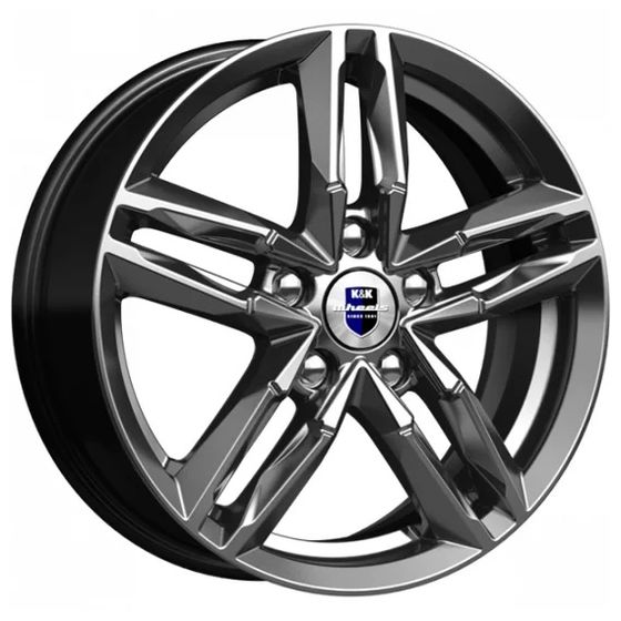 K&K SAYAN 6×16 5×112 ET46 DIA66.6 ДАРК ПЛАТИНУМ литой