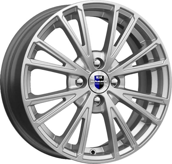 K&K МЕАНДР 6×16 4×100 ET40 DIA67.1 SILVER литой