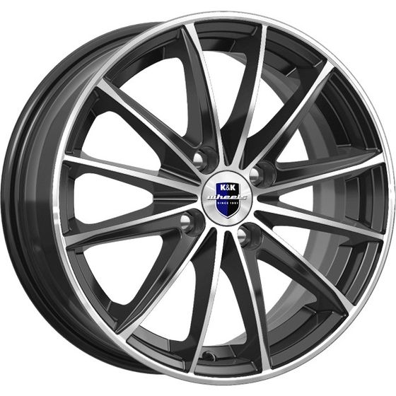 K&K ПОЙНТ БЛАНК 6×15 4×100 ET50 DIA60.1 ДАРК ПЛАТИНУМ литой