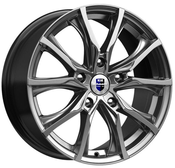 K&K ТВИСТ 7.5×17 5×100 ET42 DIA67.1 ДАРК ПЛАТИНУМ литой