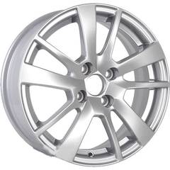 K&K КС876 6×15 5×100 ET38 DIA57.1 SILVER литой