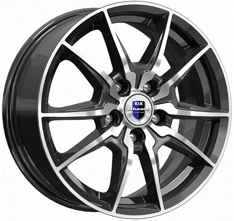K&K АДАМАР 6.5×16 5×114.3 ET45 DIA66.1 АЛМАЗ литой