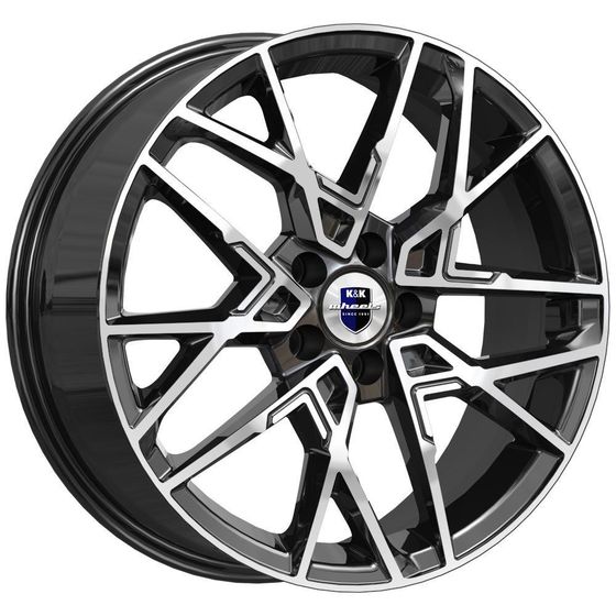 K&K ВУДРОФ 7×18 5×114.3 ET37 DIA66.6 АЛМАЗ литой