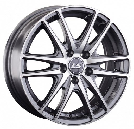 LS WHEELS LS 362 6×16 4×100 ET50 DIA60.1 GMF литой LS WHEELS LS 362 6×16 4×100 ET50 DIA60.1 GMF литой