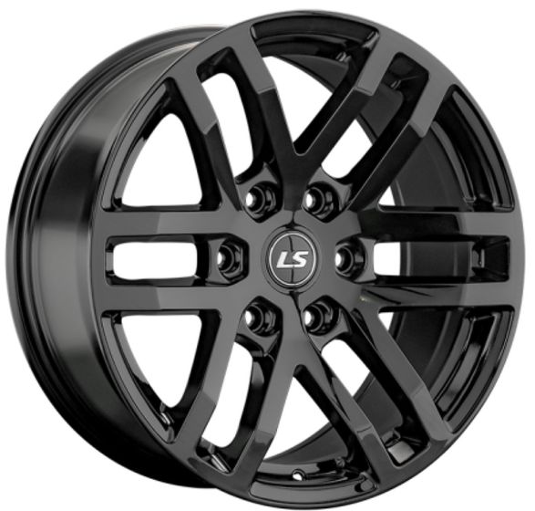 LS WHEELS LS 127 9×18 6×139.7 ET30 DIA100.1 BLACK литой