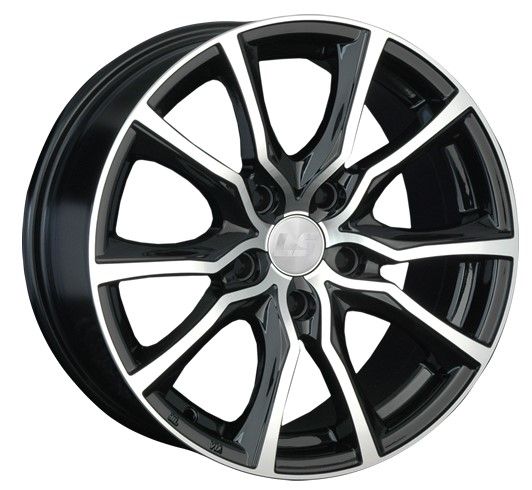 LS WHEELS LS 392 7×16 5×114.3 ET40 DIA73.1 BKF литой LS WHEELS LS 392 7×16 5×114.3 ET40 DIA73.1 BKF литой