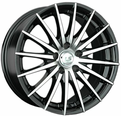 LS WHEELS LS 367 7×16 4×100 ET40 DIA73.1 BKF литой LS WHEELS LS 367 7×16 4×100 ET40 DIA73.1 BKF литой