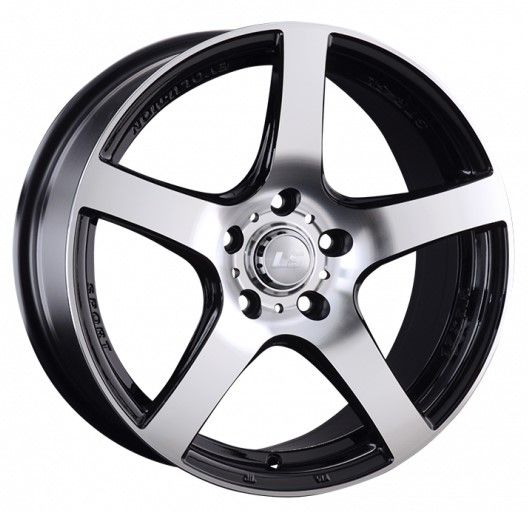LS WHEELS LS 364 7.5×17 5×114.3 ET40 DIA67.1 BKF литой LS WHEELS LS 364 7.5×17 5×114.3 ET40 DIA67.1 BKF литой