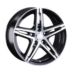 LS WHEELS LS 288 7.5×17 4×100 ET40 DIA60.1 BKF литой