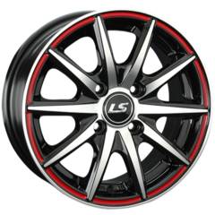 LS WHEELS LS 221 6.5×15 4×100 ET40 DIA73.1 BKFRL литой