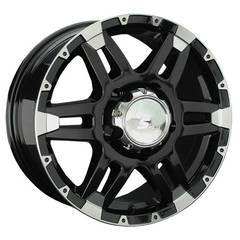 LS WHEELS LS 212 7×16 6×139.7 ET46 DIA67.1 BKF литой