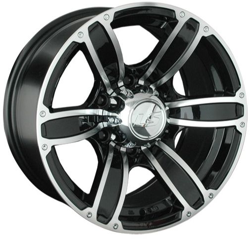 LS WHEELS LS 766 8×17 6×139.7 ET10 DIA107.1 BKF литой LS WHEELS LS 766 8×17 6×139.7 ET10 DIA107.1 BKF литой