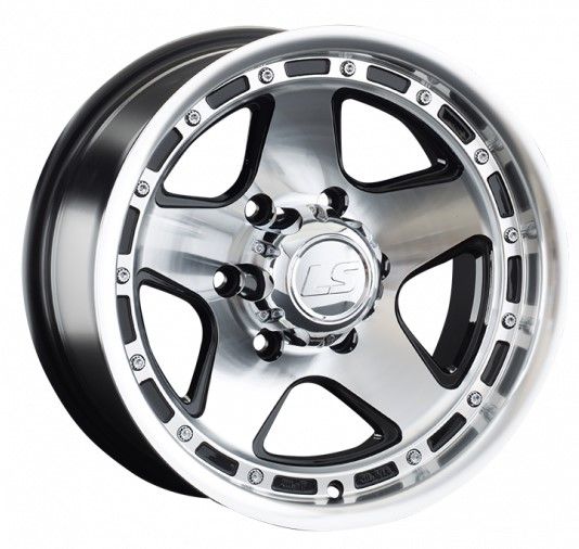 LS WHEELS LS 870 8×16 6×139.7 ET-10 DIA106.1 BKF литой