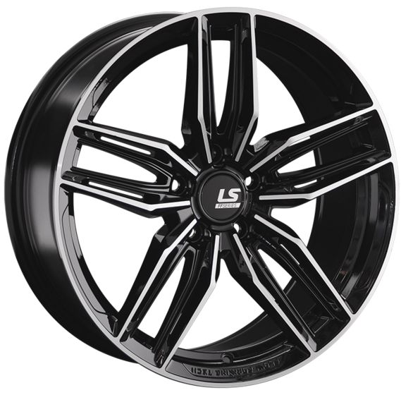 LS WHEELS LS RC54 8.5×18 5×114.3 ET40 DIA67.1 BKF литой LS WHEELS LS RC54 8.5×18 5×114.3 ET40 DIA67.1 BKF литой