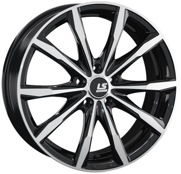 LS WHEELS LS RC38 8×19 5×114.3 ET45 DIA67.1 BKF литой LS WHEELS LS RC38 8×19 5×114.3 ET45 DIA67.1 BKF литой