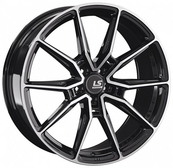 LS WHEELS LS RC58 9.5×20 5×114.3 ET45 DIA72.6 BKF литой LS WHEELS LS RC58 9.5×20 5×114.3 ET45 DIA72.6 BKF литой