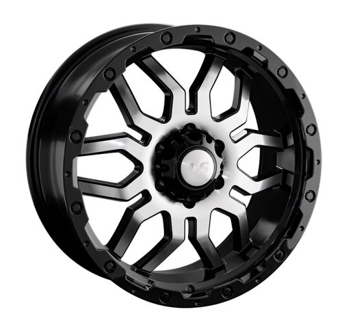 LS WHEELS LS 1285 7×16 6×139.7 ET38 DIA100.1 BKF литой