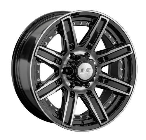 LS WHEELS LS 1353 9×18 6×139.7 ET20 DIA106.1 BKF литой LS WHEELS LS 1353 9×18 6×139.7 ET20 DIA106.1 BKF литой