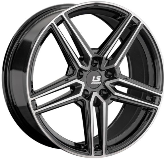 LS WHEELS LS RC79 8.5×19 5×114.3 ET30 DIA67.1 BKF литой LS WHEELS LS RC79 8.5×19 5×114.3 ET30 DIA67.1 BKF литой