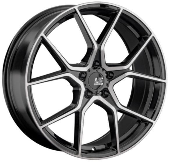 LS WHEELS LS RC72 8.5×19 5×120 ET41.5 DIA72.6 BKF литой LS WHEELS LS RC72 8.5×19 5×120 ET41.5 DIA72.6 BKF литой