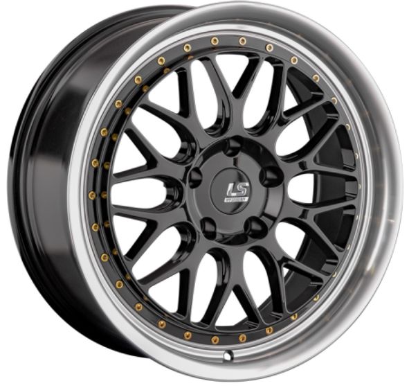 LS WHEELS LS RC65 8.5×18 5×112 ET30 DIA66.6 BKL литой