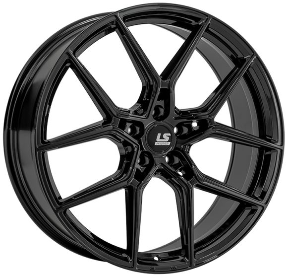 LS WHEELS RC100 9.5×22 5×108 ET48 DIA63.4 BLACK литой