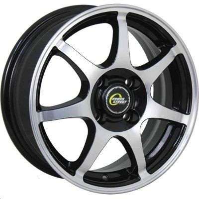 CROSS STREET CR-15 5.5×14 4×100 ET35 DIA67.1 BLACK литой CROSS STREET CR-15 5.5×14 4×100 ET35 DIA67.1 BLACK литой