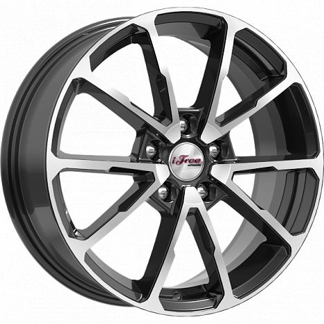 IFREE SKIBIDI 6.5×17 5×114.3 ET45 DIA67.1 БЛЭК ДЖЕК литой