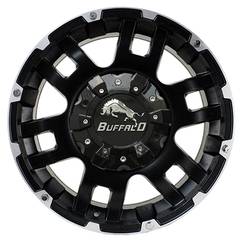 BUFFALO BW-004 9×20 6×139.7 DIA106.3 GLOSS-BLACK-MACHINED литой