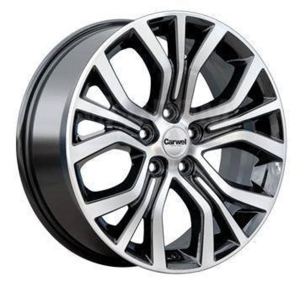 CARWEL ЛУМ 1608 6.5×16 5×114.3 ET45 DIA67.1 BLACK литой