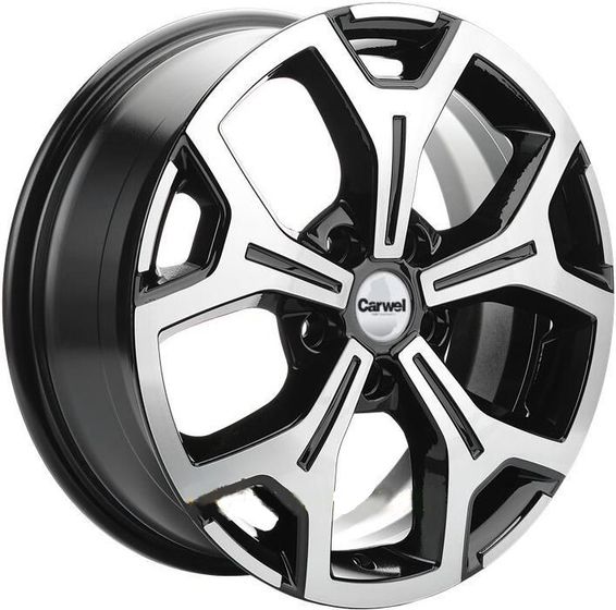 CARWEL ТАЛКАС 1710 6.5×17 5×114.3 ET37 DIA66.5 BLACK литой