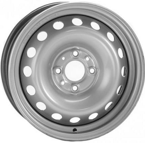 STEGER 8000ST 6×15 5×100 ET43 DIA57.1 SILVER стальной STEGER 8000ST 6×15 5×100 ET43 DIA57.1 SILVER стальной