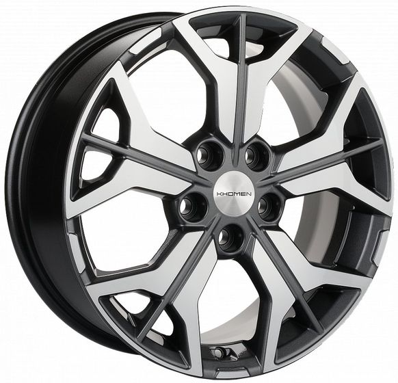 KHOMEN WHEELS KHW1715 7×17 5×114.3 ET43.5 DIA67.1 BLACK литой KHOMEN WHEELS KHW1715 7×17 5×114.3 ET43.5 DIA67.1 BLACK литой