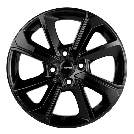 KHOMEN WHEELS KHW1501 6×15 4×100 ET37 DIA60.1 BLACK литой KHOMEN WHEELS KHW1501 6×15 4×100 ET37 DIA60.1 BLACK литой