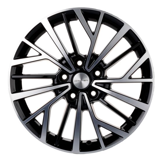 KHOMEN WHEELS KHW1717 7×17 5×114.3 ET45 DIA67.1 BLACK литой