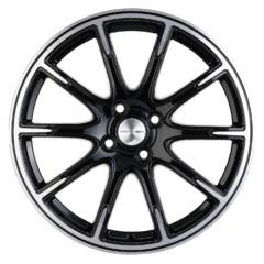 KHOMEN WHEELS KHW1707 6.5×17 4×100 ET50 DIA60.1 BLACK литой
