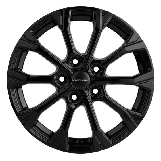 KHOMEN WHEELS KHW1605 6.5×16 5×114.3 ET40 DIA66.1 BLACK литой