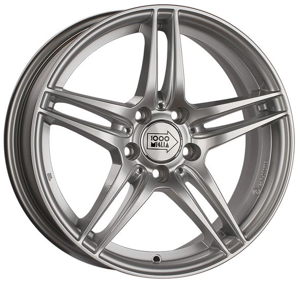 1000 MIGLIA MM037 7.5×17 5×112 ET47 DIA66.6 SILVER GLOSS литой