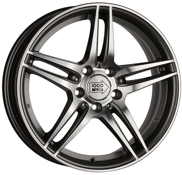 1000 MIGLIA MM037 7.5×17 5×112 ET47 DIA66.6 ANTHRACITE POLISHED литой
