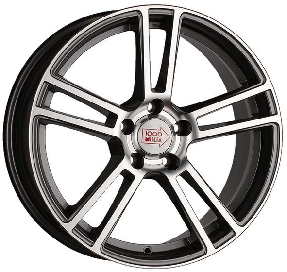 1000 MIGLIA MM1002 8×18 5×114.3 ET40 DIA67.1 DARK ANTHRACITE POLISHED литой 1000 MIGLIA MM1002 8×18 5×114.3 ET40 DIA67.1 DARK ANTHRACITE POLISHED литой