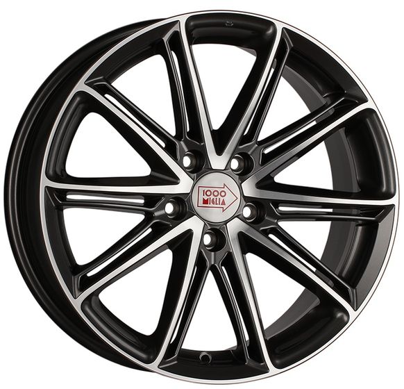1000 MIGLIA MM1007 7.5×17 5×114.3 ET40 DIA67.1 DARK ANTHRACITE POLISHED литой