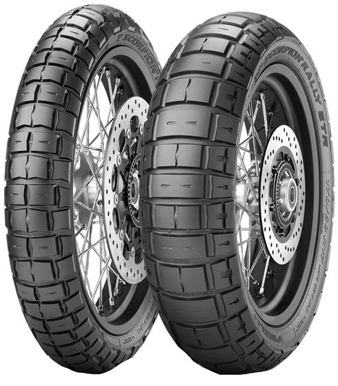 PIRELLI SCORPION RALLY STR 110/80R19 59V летняя передняя